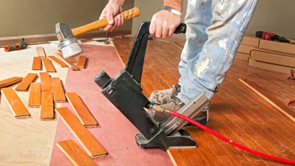 hardwood flooring installer